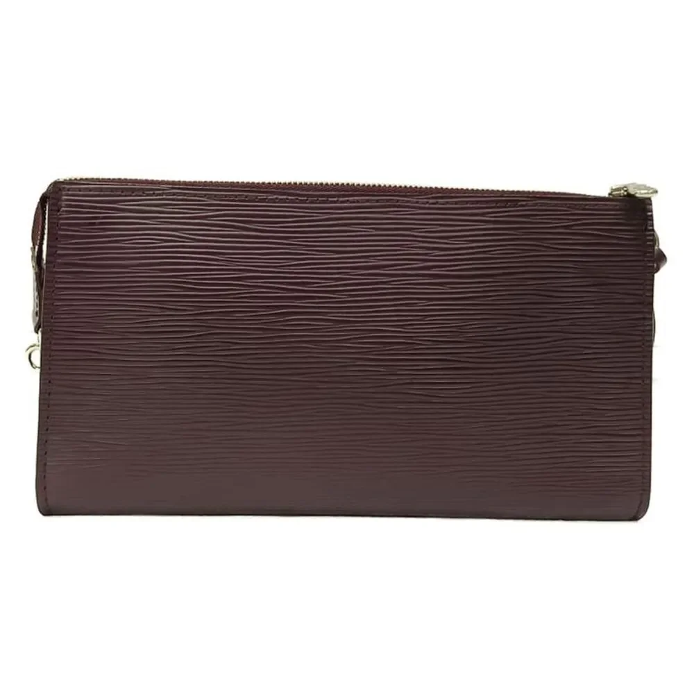 Louis Vuitton Pochette Accessories Bag in Burgundy Epi Leather - Picture 2 of 12